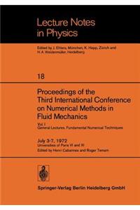 Proceedings of the Third International Conference on Numerical Methods in Fluid Mechanics