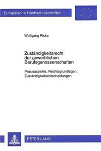 Zustaendigkeitsrecht Der Gewerblichen Berufsgenossenschaften