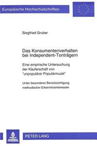 Das Konsumentenverhalten Bei Independent-Tontraegern