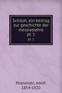 Schiloh, ein beitrag zur geschichte der messiaslehre