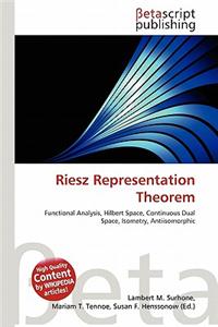 Riesz Representation Theorem