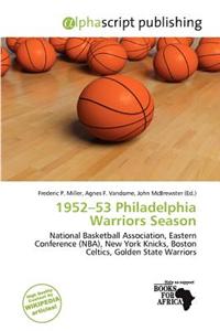 1952-53 Philadelphia Warriors Season