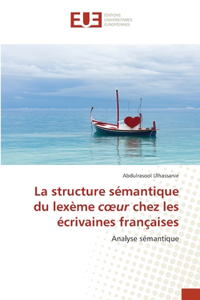La structure sémantique du lexème coeur chez les écrivaines françaises