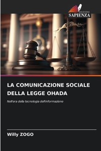 Comunicazione Sociale Della Legge Ohada