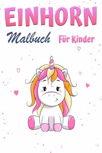 Einhorn-Malbuch Für Kinder im Alter von 4-8 Jahren