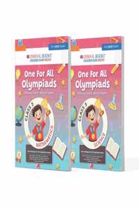 Oswaal One For All Olympiad Previous Years Solved Papers Class 5 (Set of 2 Books) Maths & Science for 2025 Exam