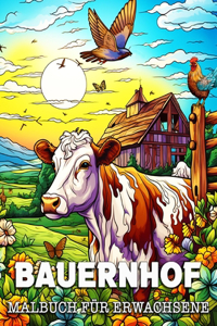 Malbuch für Erwachsene Bauernhof