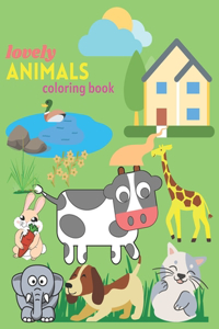 Lovely animals coloring books