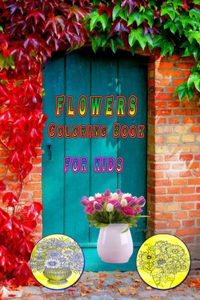 flowers coloring book for kids