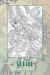 Turtle - Adult Coloring Book