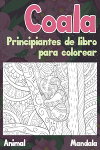 Principiantes de libro para colorear - Mandala - Animal - Coala