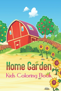 Home Garden Kids Coloring Book