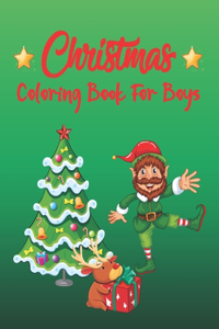 Christmas Coloring Book For Boys