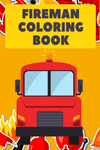 Fireman Coloring Book