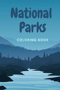 National Parks Coloring Book