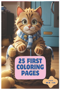 25 first coloring pages