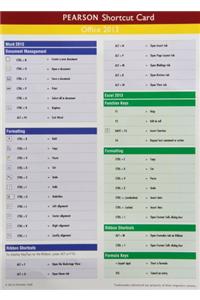 Prentice Hall Office 2013 Shortcut Card