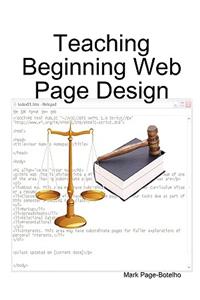 Teaching Beginning Web Page Design