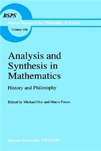 Analysis and Synthesis in Mathematics: History and Philosophy: History and Philosophy