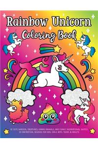 Rainbow Unicorn Coloring Book