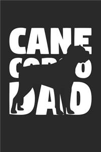 Cane Corso Notebook 'Cane Corso Dad' - Gift for Dog Lovers - Cane Corso Journal