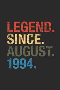 Legend Since August 1994