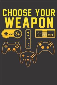 Notebook for Gamer Nerds and Geeks