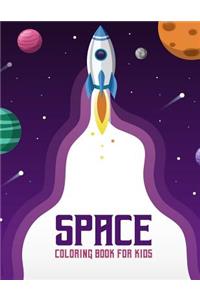 Space Coloring Book for Kids