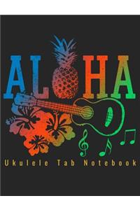 Ukulele Tab Notebook - Aloha