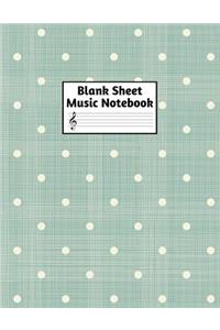 Blank Sheet Music Notebook