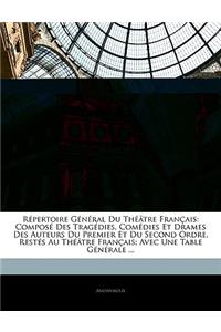 Répertoire Général Du Théâtre Français