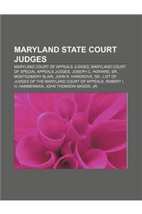 Maryland State Court Judges