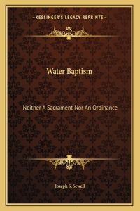 Water Baptism