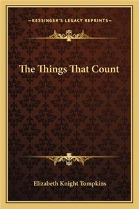 Things That Count