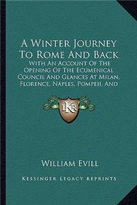 Winter Journey to Rome and Back