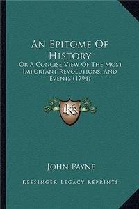 An Epitome Of History