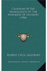 Calendar of the Manuscripts of the Marquess of Salisbury (1906)