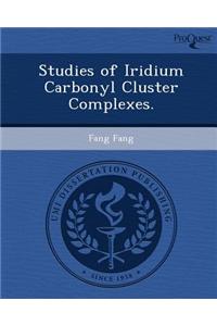 Studies of Iridium Carbonyl Cluster Complexes