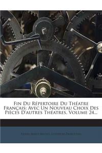 Fin Du Répertoire Du Théatre Français