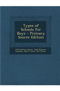 Types of Schools for Boys