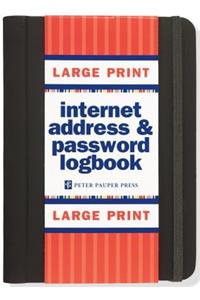 Internet Log Bk Large Print Black