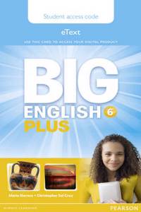 Big English Plus 6 Pupil's eText Access Card