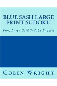 Blue Sash Large Print Sudoku