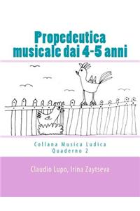 Propedeutica musicale dai 4-5 anni