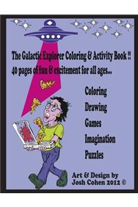 Galactic Explorer Coloring & Activity Book Vol. 1