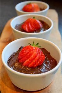 Chocolate Mousse with a Fresh Strawberry Topper Journal