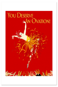 Fire Dancer Congratulations Greeting Card