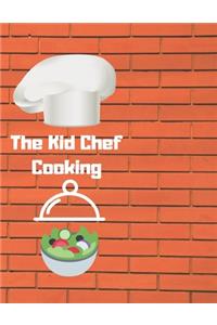 The kid chef cooking