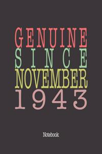 Genuine Since November 1943