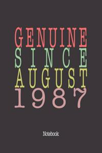 Genuine Since August 1987